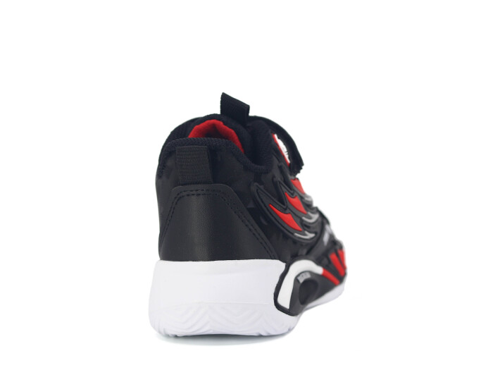 Tomwins Patik 004 Cilt Spor Ayakkabı Siyah - Kırmızı - Beyaz - 3