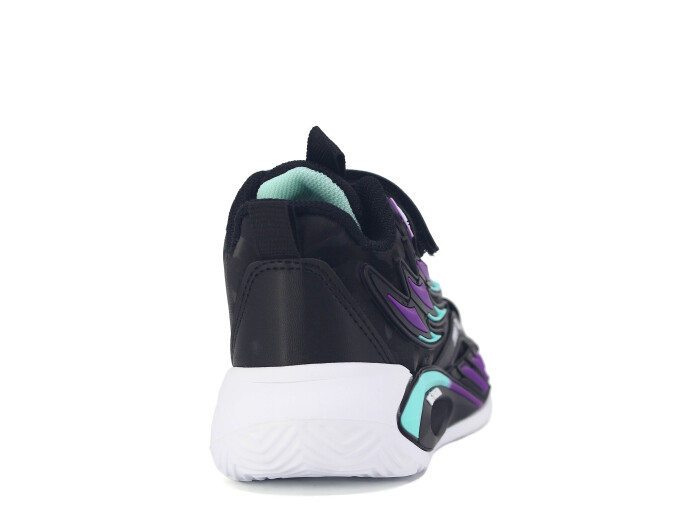 Tomwins Patik 004 Cilt Spor Ayakkabı Siyah - Mor - Su Yeşili - 3