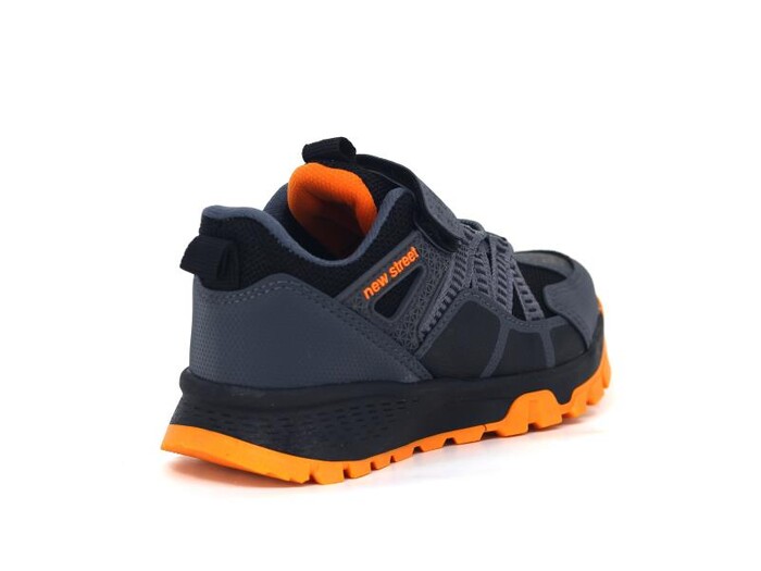 Tomwins Patik 2000 Cilt Spor Ayakkabı Füme - Siyah - Turuncu - 3