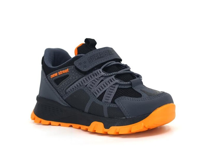 Tomwins Patik 2000 Cilt Spor Ayakkabı Füme - Siyah - Turuncu - Tomwins