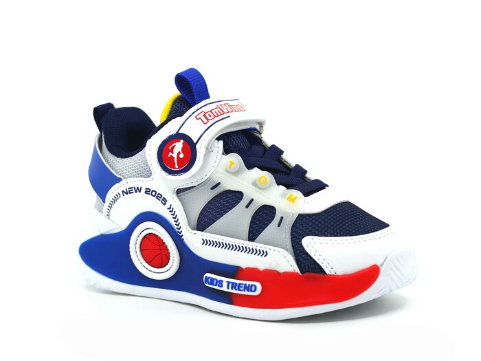 Tomwins Patik 529 Anorak Spor Ayakkabı Beyaz - Lacivert - Kırmızı - 1