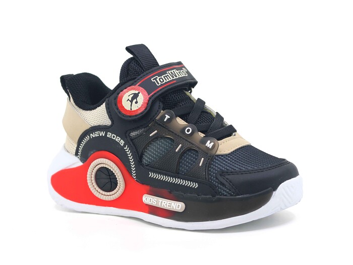 Tomwins Patik 529 Anorak Spor Ayakkabı Siyah - Krem - Kırmızı - Tomwins