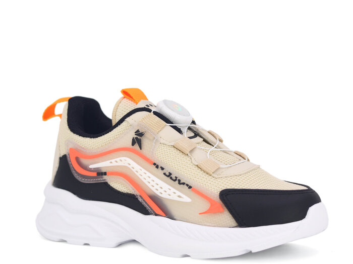 Toom Filet 011 Anorak Spor Ayakkabı Bej - Siyah - Turuncu 