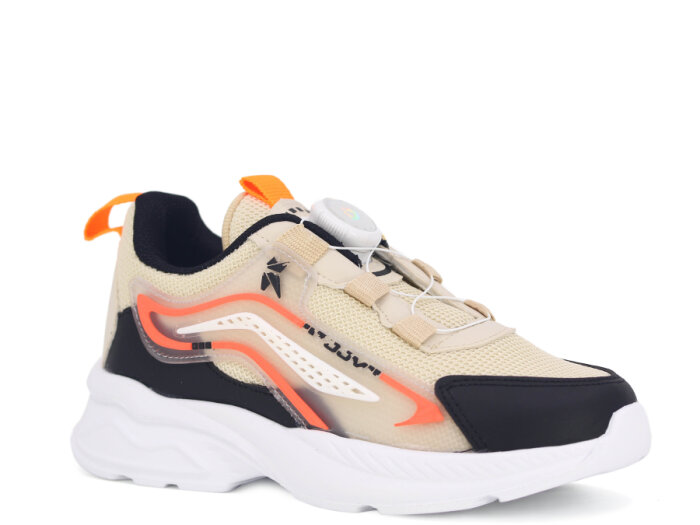 Toom Filet 011 Anorak Spor Ayakkabı Bej - Siyah - Turuncu - 1