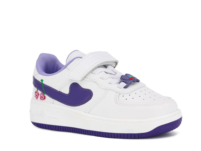 Toom Filet 033 Cilt Spor Ayakkabı Beyaz - Mor - 1