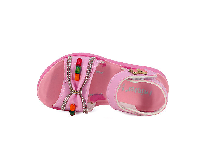 Tuna Bebe 310-02 Cırtlı Sandalet Pembe - 2
