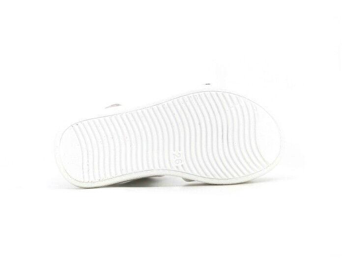 Tuna Filet 2025 Kız Taşlı Fiyonklu Sandalet Beyaz - 3