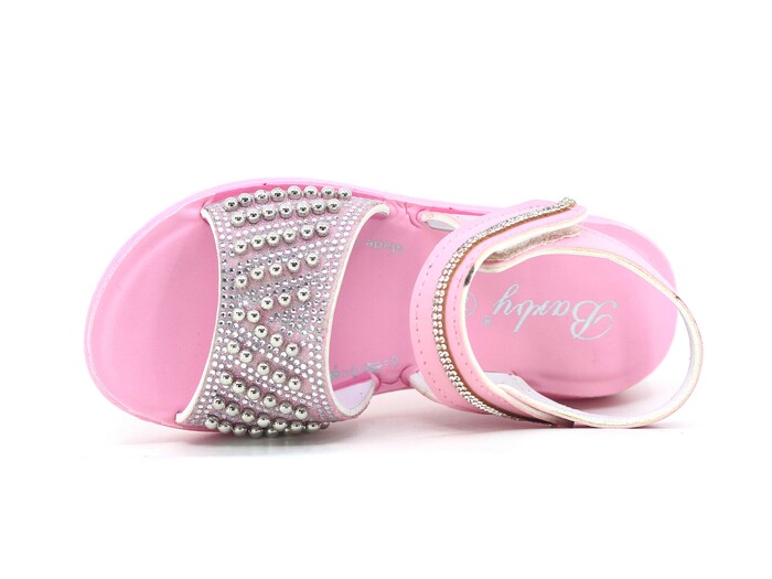 Tuna Filet 2025 Taşlı Sandalet Pembe - 2