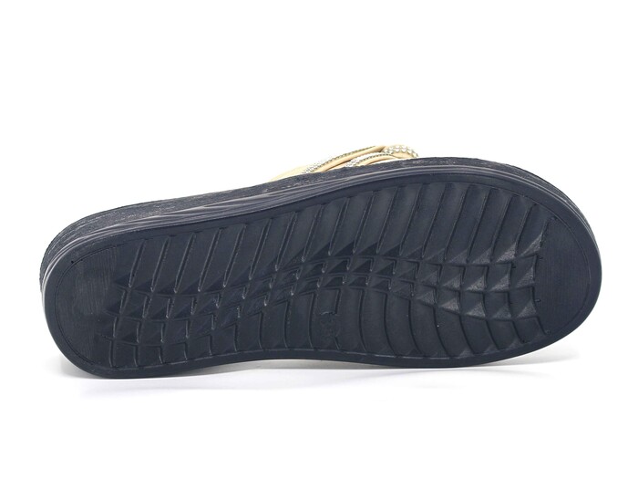 Tuna Zenne 002 Berna Pedli Poşetli Günlük Terlik Bej - 3