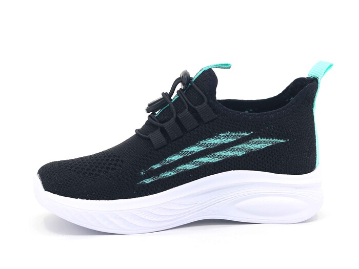 Tutinom Filet 501 Triko Spor Ayakkabı Siyah - Su Yeşili - Tutinom (1)