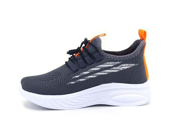 Tutinom Patik 501 Triko Spor Ayakkabı Füme - Turuncu - Tutinom (1)