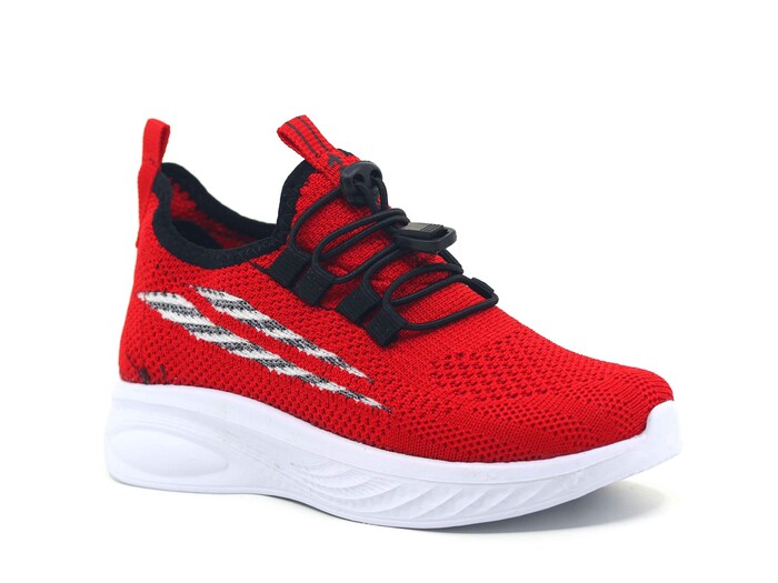 Tutinom Patik 501 Triko Spor Ayakkabı Kırmızı - Siyah - Tutinom