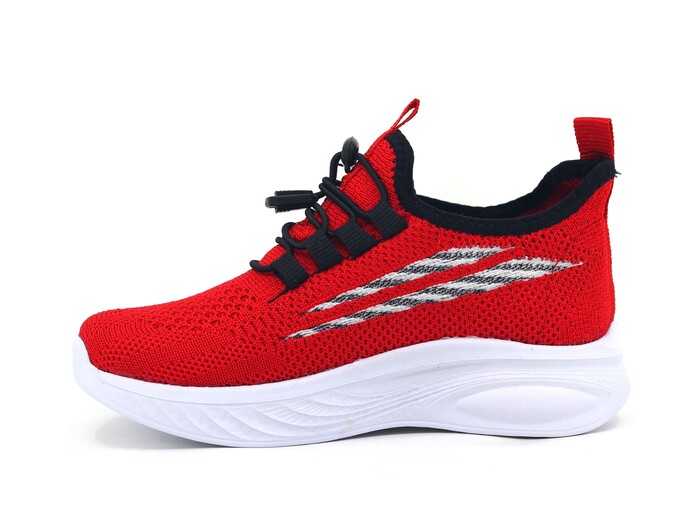 Tutinom Patik 501 Triko Spor Ayakkabı Kırmızı - Siyah - Tutinom (1)