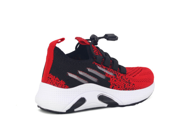 Tutinom Patik 507 Triko Spor Ayakkabı Kırmızı - Siyah - 3