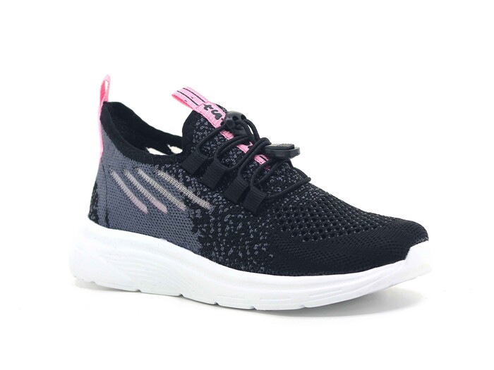 Tutinom Patik 507 Triko Spor Ayakkabı Siyah - Pembe - Tutinom