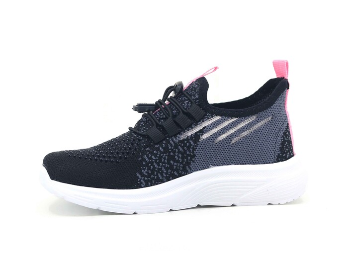 Tutinom Patik 507 Triko Spor Ayakkabı Siyah - Pembe - Tutinom (1)