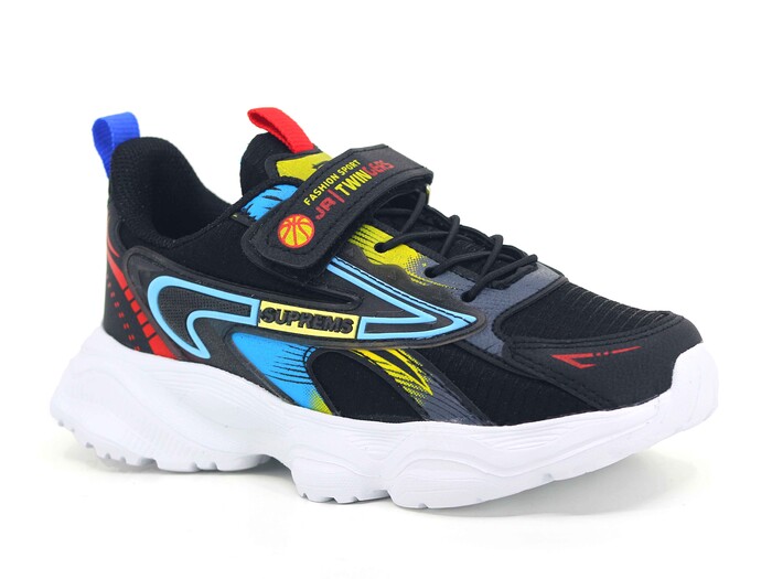 Twingers Filet 2414 SİMLİ Anorak Spor Ayakkabı Siyah - Turkuaz - Twingers