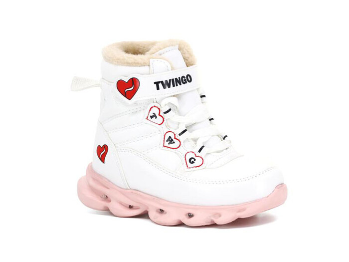 Twingo Bebe 9065 Kız Bot Beyaz - Thumbnail