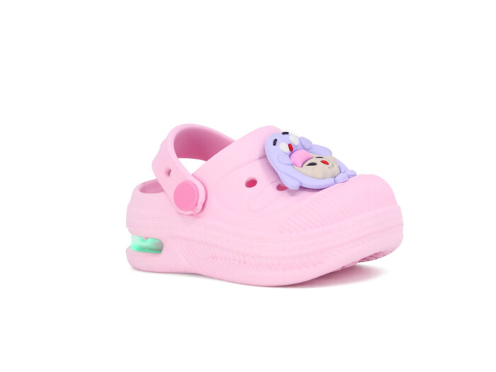 Twingo Bebe-Patik 2316 Işıklı Emojili Cross Terlik Pembe - 1