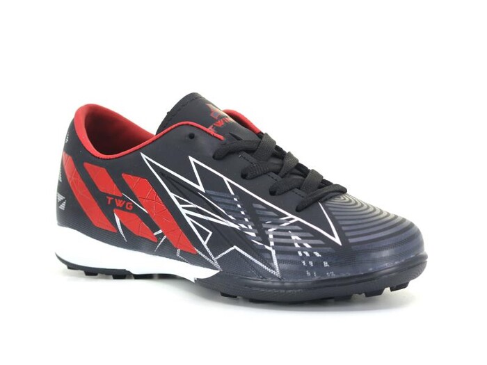 Twingo Filet 305 Halı Saha Ayakkabısı Siyah - Kırmızı - Twingo