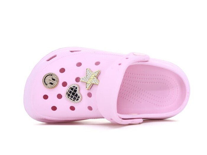 Twingo Filet 205 Taşlı Eva Cross Terlik Pembe - Twingo (1)