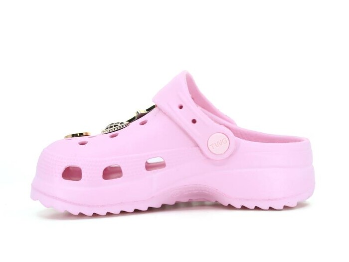 Twingo Filet 205 Taşlı Eva Cross Terlik Pembe - 3