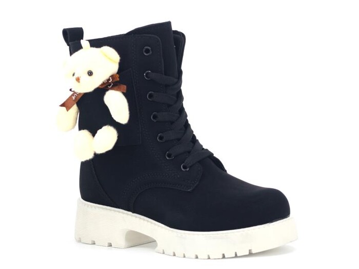 Twingo Filet 2150 Ayıcıklı Kız Bot Siyah Zümrüt - Twingo