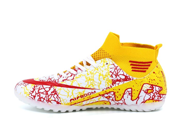 Twingo Filet 565 LaLiga Çoraplı Halı Saha Ayakkabısı Beyaz - Kırmızı Desenli - 2