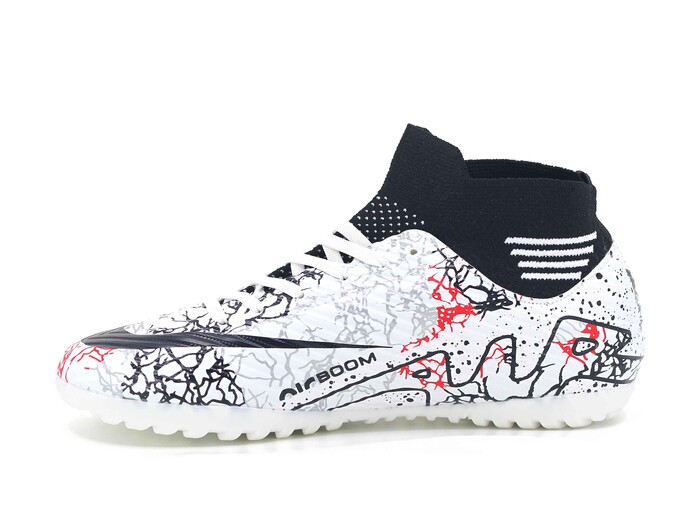 Twingo Filet 565 LaLiga Çoraplı Halı Saha Ayakkabısı Beyaz - Siyah Desenli - 2