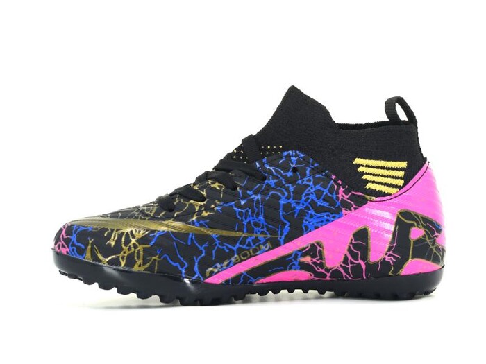 Twingo Filet 565 LaLiga Çoraplı Halı Saha Ayakkabısı Siyah - Altın Desenli - Twingo (1)