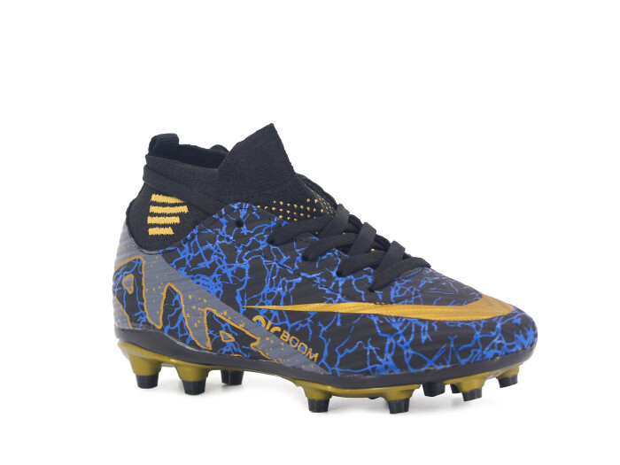 Twingo Filet 565 LaLiga Çoraplı Krampon Ayakkabı Siyah - Füme Desenli - 1