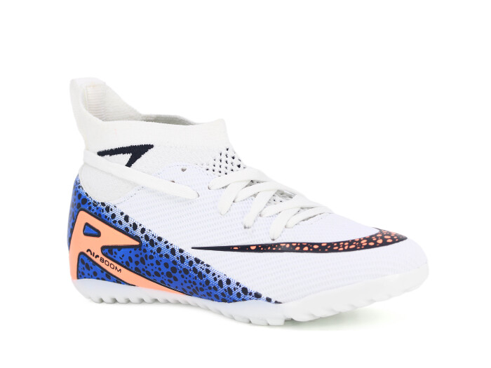 Twingo Filet 610 LaLiga Çoraplı Halı Saha Ayakkabısı Beyaz - Siyah - Twingo