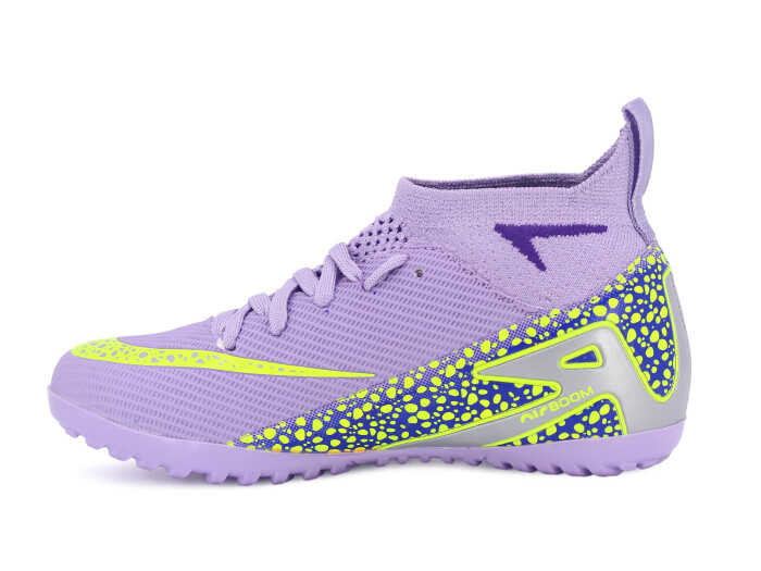 Twingo Filet 610 LaLiga Çoraplı Halı Saha Ayakkabısı Lila - Sarı - Twingo (1)