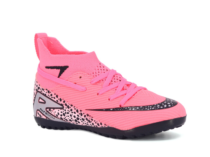 Twingo Filet 610 LaLiga Çoraplı Halı Saha Ayakkabısı Pembe - Siyah - Twingo