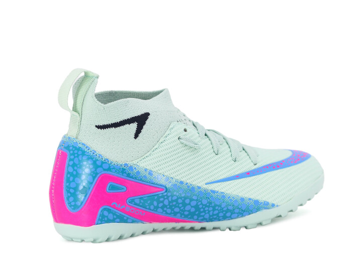 Twingo Filet 610 LaLiga Çoraplı Halı Saha Ayakkabısı Su Yeşili - Mavi - 3