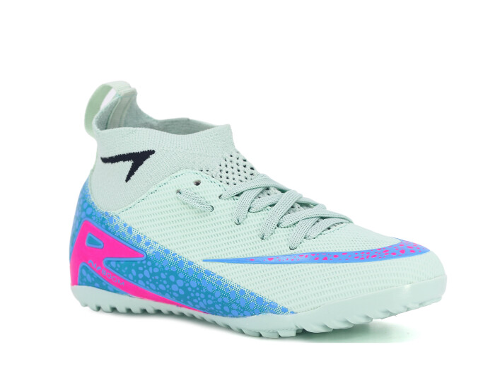 Twingo Filet 610 LaLiga Çoraplı Halı Saha Ayakkabısı Su Yeşili - Mavi - 1