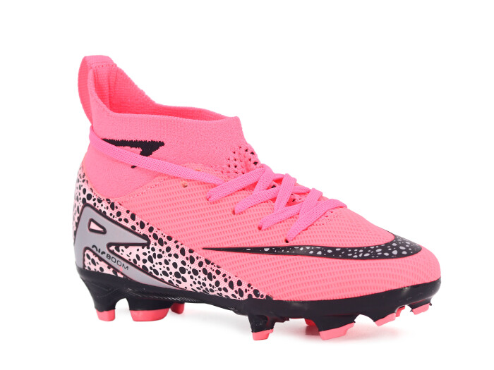 Twingo Filet 610 LaLiga Çoraplı Krampon Ayakkabı Pembe - Siyah - Twingo