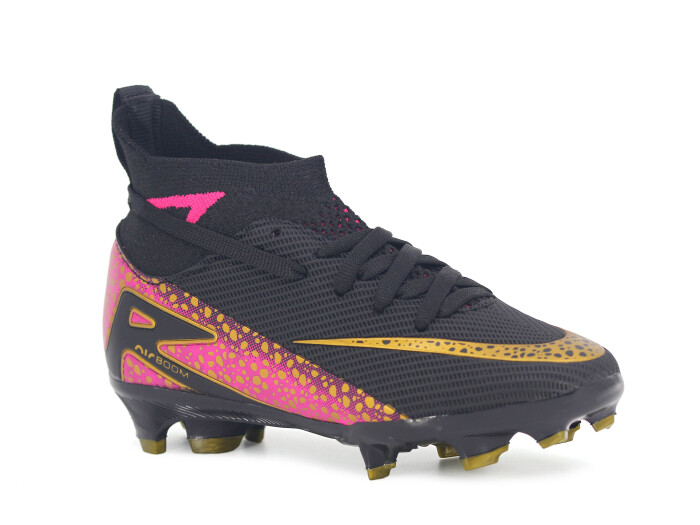 Twingo Filet 610 LaLiga Çoraplı Krampon Ayakkabı Siyah - Altın - Twingo