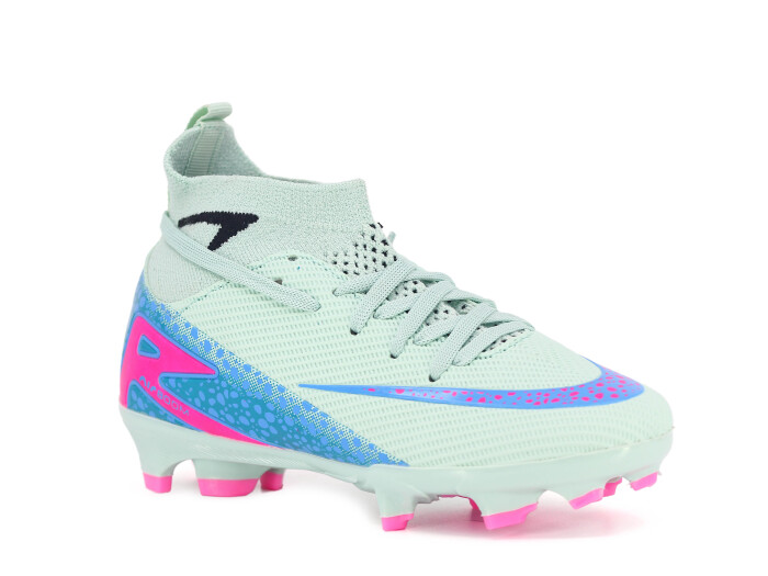 Twingo Filet 610 LaLiga Çoraplı Krampon Ayakkabı Su Yeşili - Mavi - Twingo