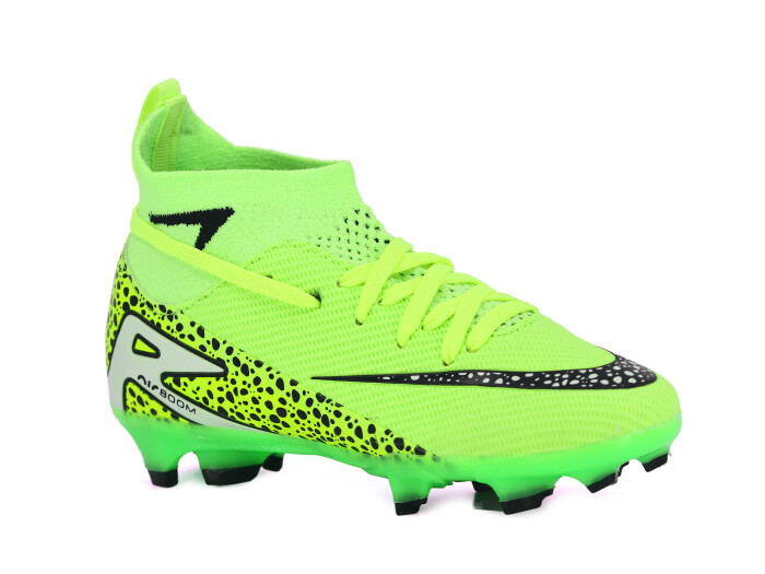 Twingo Filet 610 LaLiga Çoraplı Krampon Ayakkabı Yeşil - Siyah - Twingo