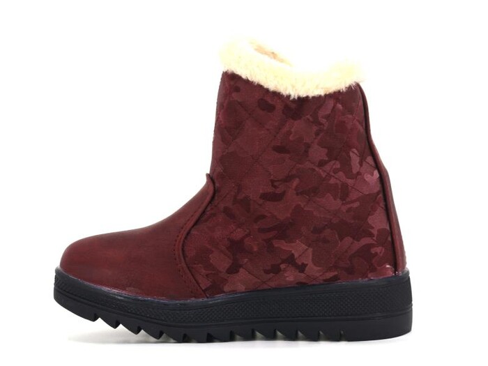 Twingo Filet 6411 Fermuarlı Kız Bot Bordo - Twingo (1)