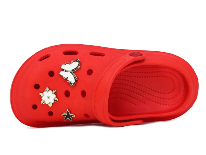 Twingo Filet 755 Taşlı Eva Cross Terlik Kırmızı - Twingo (1)