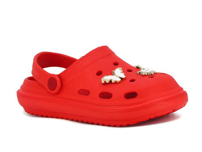 Twingo Filet 755 Taşlı Eva Cross Terlik Kırmızı - Twingo