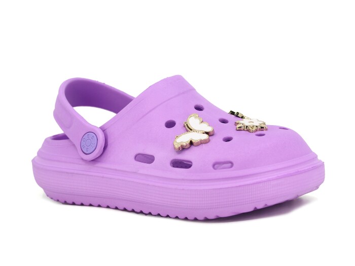 Twingo Filet 755 Taşlı Eva Cross Terlik Lila - Twingo