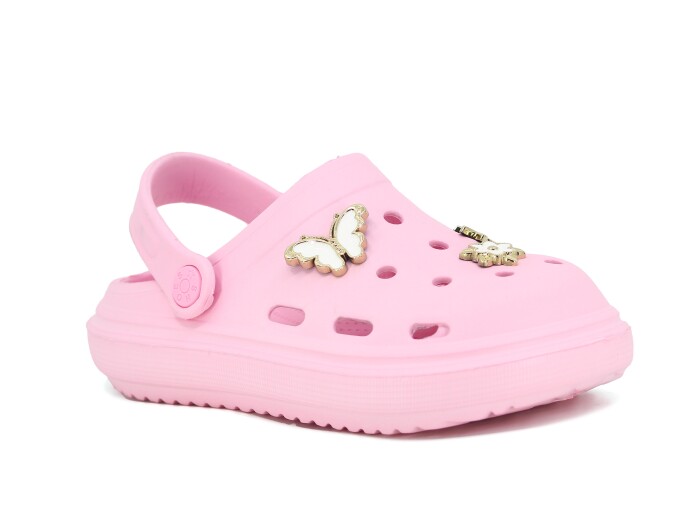 Twingo Filet 755 Taşlı Eva Cross Terlik Pembe - Twingo