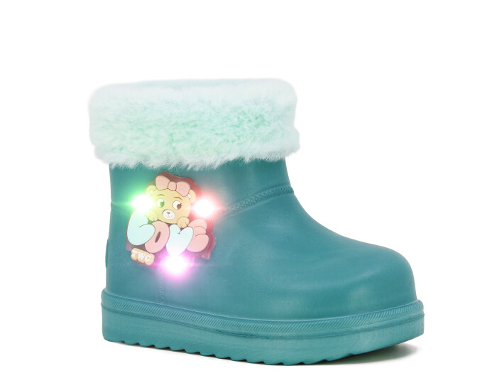 Twingo Filet-Patik-Bebe 515 Işıklı Çizme Turkuaz - 1