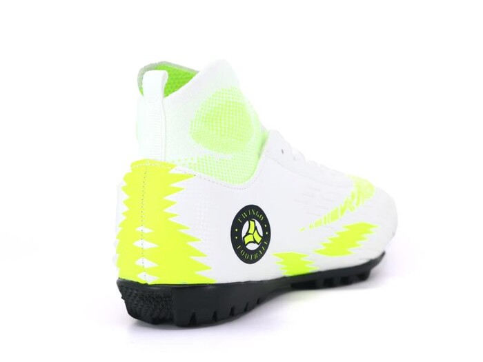 Twingo Garson 142 Çoraplı Halı Saha Ayakkabısı Beyaz - Sarı - 3