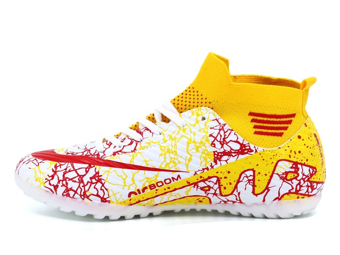 Twingo Garson 565 LaLiga Çoraplı Halı Saha Ayakkabısı Beyaz - Kırmızı Desenli - 2