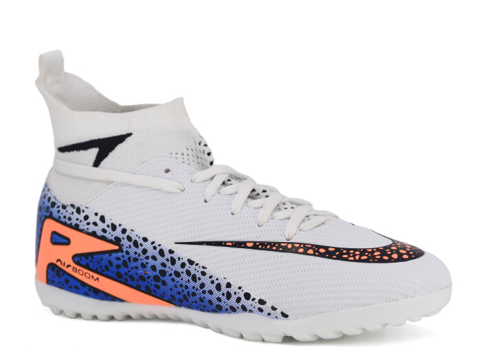 Twingo Garson 610 LaLiga Çoraplı Halı Saha Ayakkabısı Beyaz - Siyah - 1