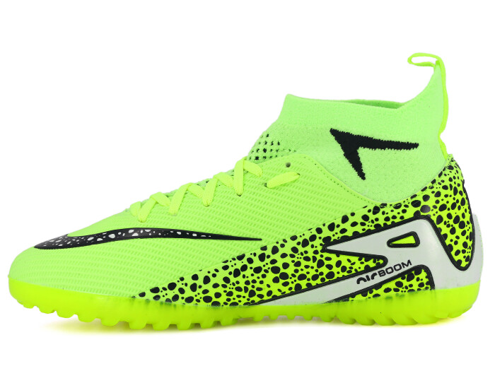 Twingo Garson 610 LaLiga Çoraplı Halı Saha Ayakkabısı Yeşil - Siyah - 2